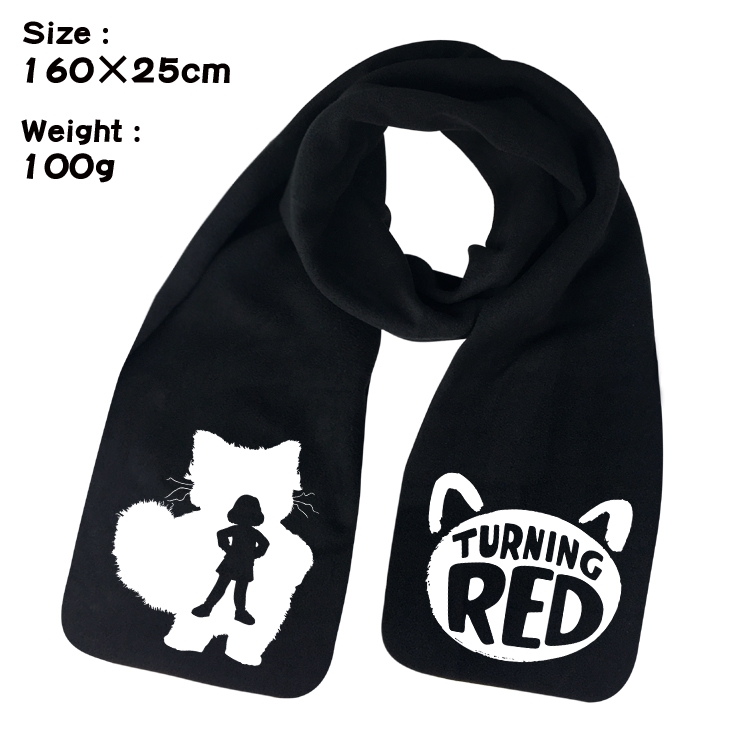 Turning Red  Anime fleece scarf bib 160X25CM 