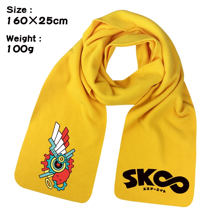 SK∞ Anime fleece scarf bib 160X25CM 