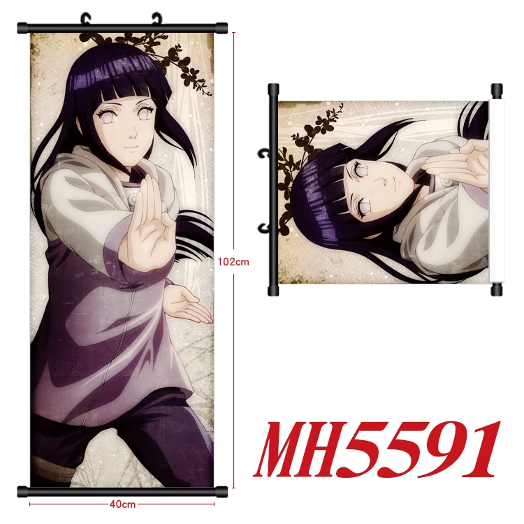Naruto Anime black Plastic rod Cloth painting Wall Scroll 40X102CM MH5591A