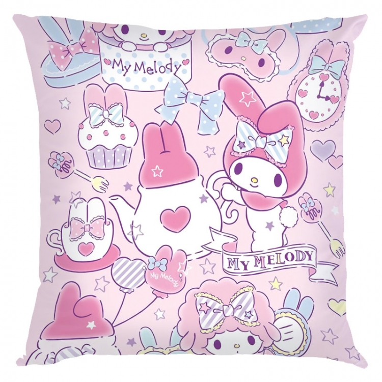 Melody Cartoon square full-color pillow cushion 45X45CM NO FILLING Z3-98