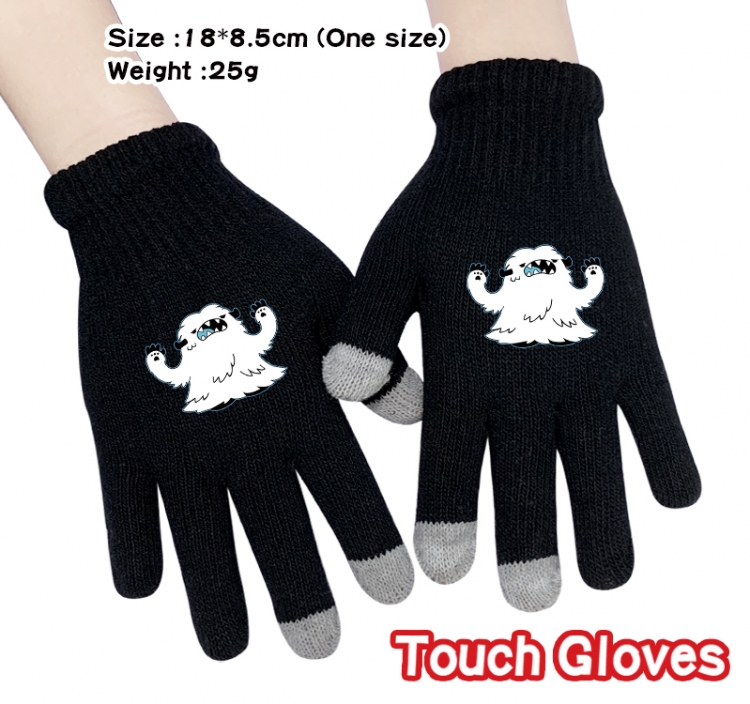 SK∞ Anime touch screen knitting all finger gloves 18X8.5CM