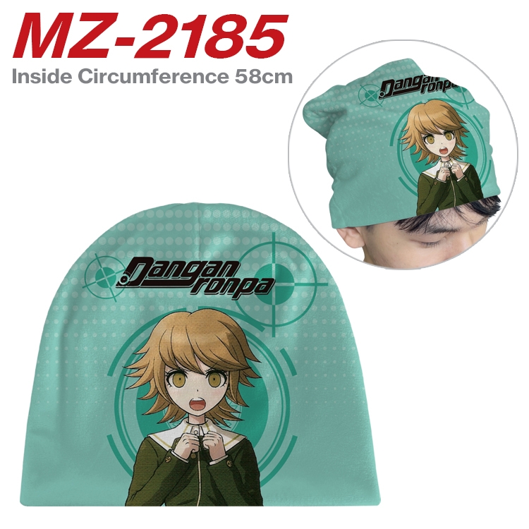 Dangan-Ronpa Anime flannel full color hat cosplay men's and women's knitted hats 58cm MZ-2185