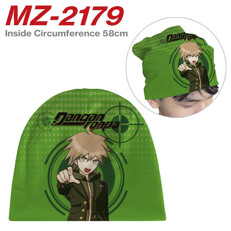 Dangan-Ronpa Anime flannel full color hat cosplay men's and women's knitted hats 58cm  MZ-2179