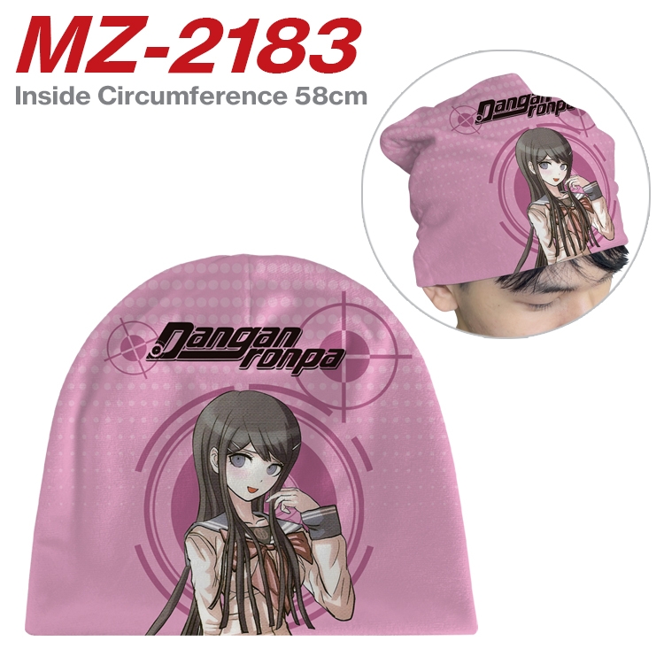 Dangan-Ronpa Anime flannel full color hat cosplay men's and women's knitted hats 58cm MZ-2183