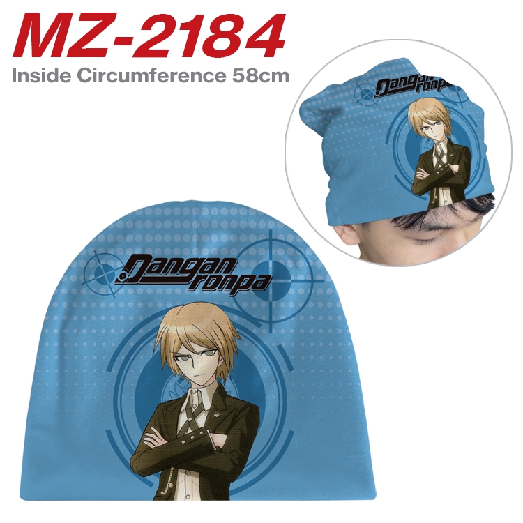 Dangan-Ronpa Anime flannel full color hat cosplay men's and women's knitted hats 58cm MZ-2184