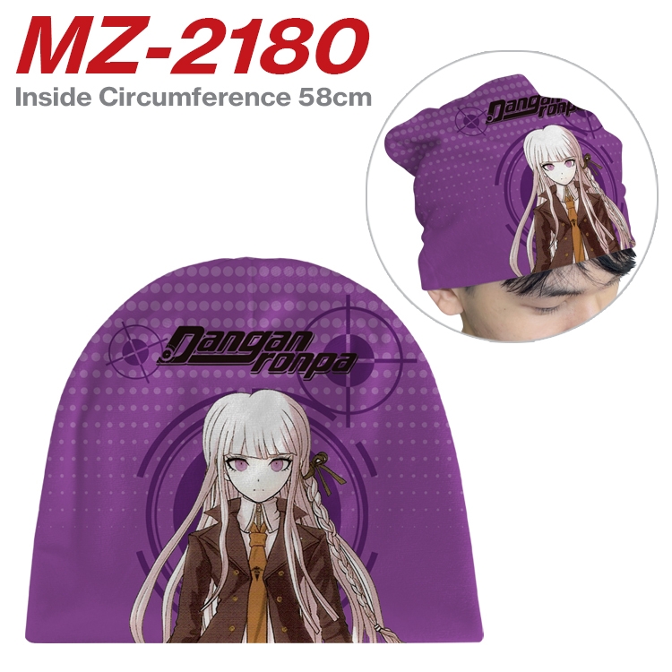 Dangan-Ronpa Anime flannel full color hat cosplay men's and women's knitted hats 58cm  MZ-2180