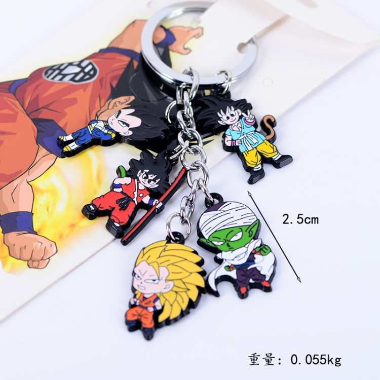 DRAGON BALL Animation cartoon series burning key chain schoolbag pendant