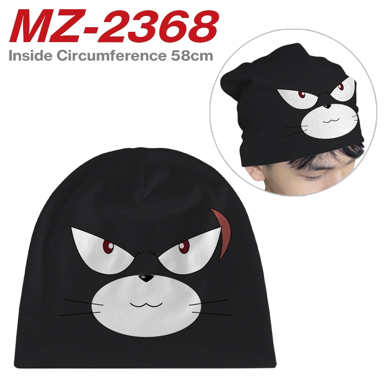 Hat Fairy tail Anime flannel full color hat cosplay men's and women's knitted hats 58cm  MZ-2368