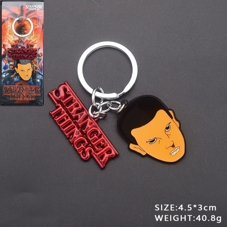 Stranger Things Cartoon 2 pendant key chain schoolbag pendant