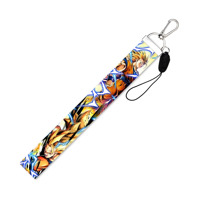 DRAGON BALL Silver Buckle Mobile Phone Lanyard Short Strap 22.5cm  price for 10 pcs