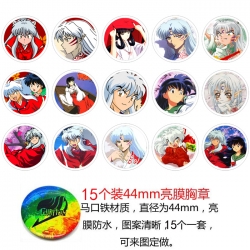 Inuyasha Anime round Badge Bri...