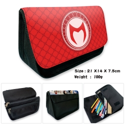 Superhero Velcro canvas zipper...