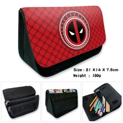 Superhero Velcro canvas zipper...