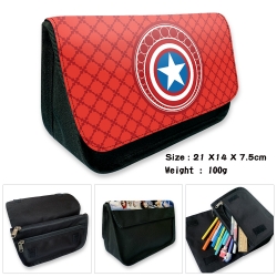 Superhero Velcro canvas zipper...