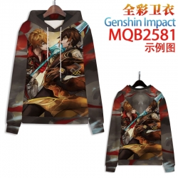 Genshin Impact  Full color hoo...