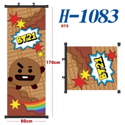 BTS Black plastic rod cloth ha...