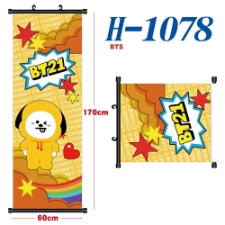 BTS Black plastic rod cloth ha...