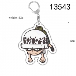 One Piece Anime Acrylic Keycha...