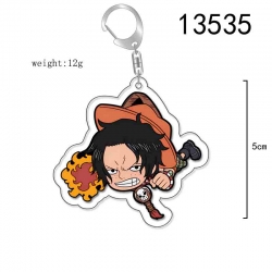 One Piece Anime Acrylic Keycha...