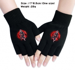 Naruto Anime knitted half fing...