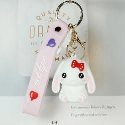 rabbit Cartoon doll key chain ...