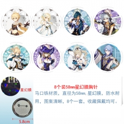 Genshin Impact Anime round Ast...