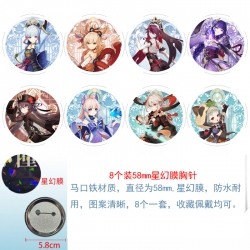 Genshin Impact Anime round Ast...