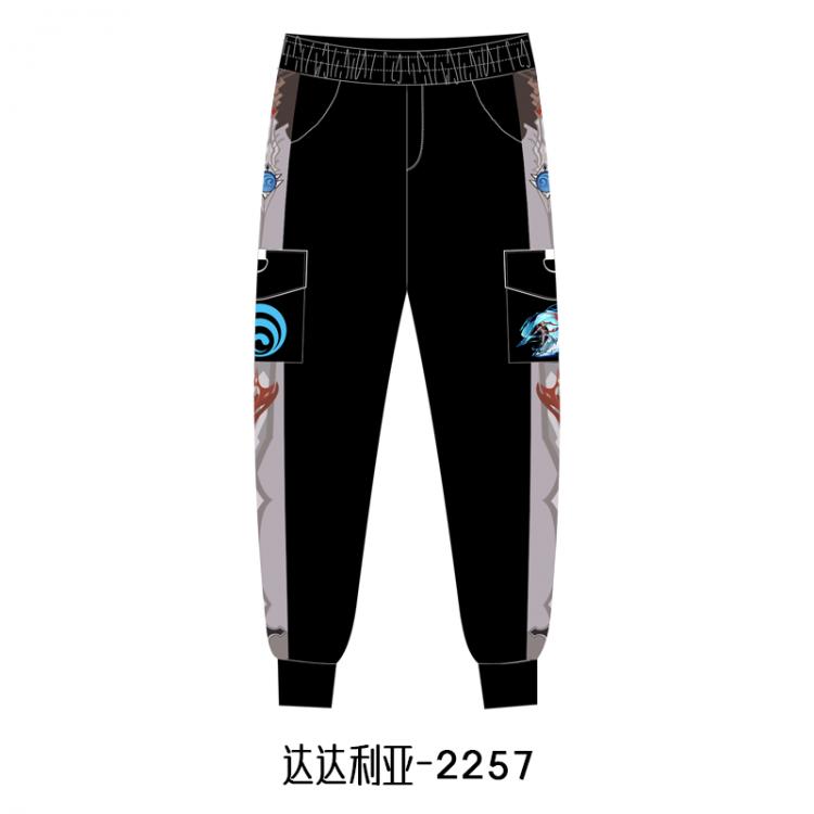 Genshin Impact Anime surrounding thick casual overalls trousers from S to 3XL