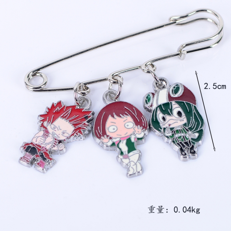 My Hero Academia Anime metal brooch bag accessories pants waist clip price for 5 pcs