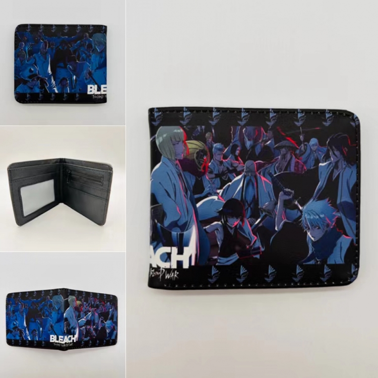 Bleach Full color  Two fold short card case wallet 11X9.5CM