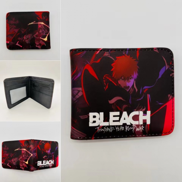 Bleach Full color  Two fold short card case wallet 11X9.5CM