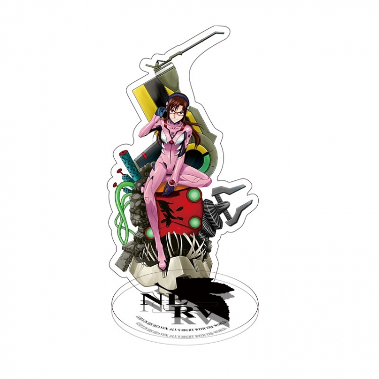EVA Anime characters acrylic Standing Plates Keychain 15cm