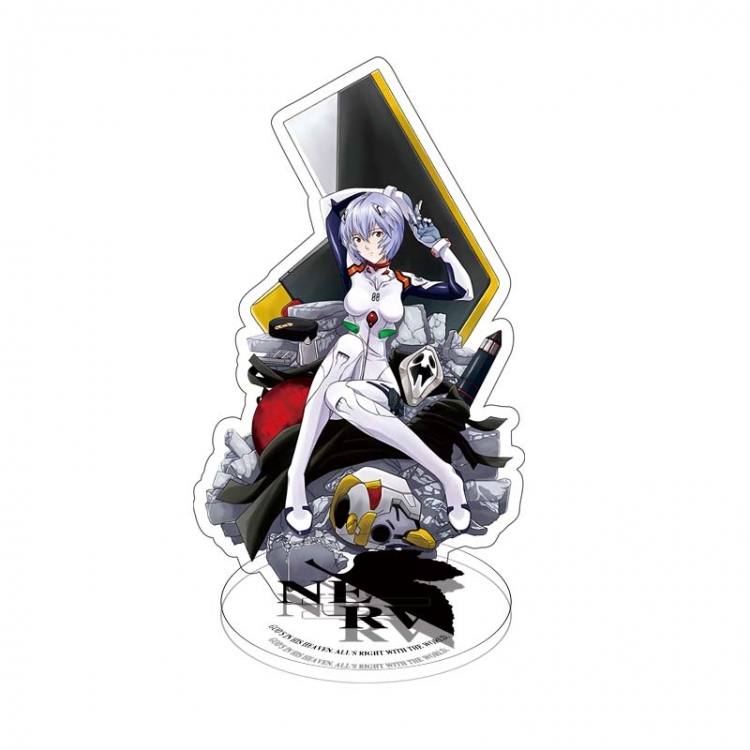 EVA Anime characters acrylic Standing Plates Keychain 15cm