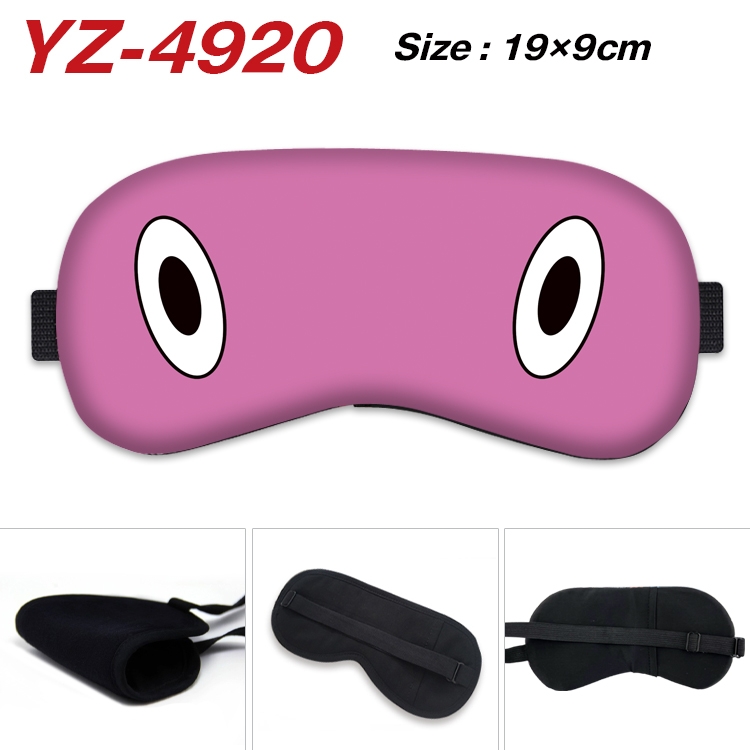 Rainbow friends Game animation ice cotton eye mask without ice bag price for 5 pcs YZ-4920
