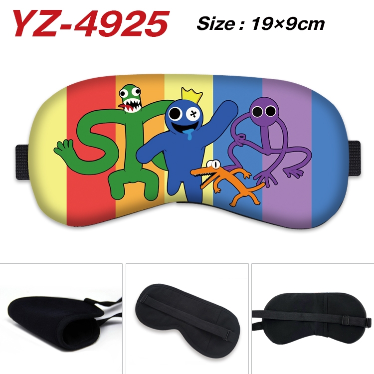 Rainbow friends Game animation ice cotton eye mask without ice bag price for 5 pcs   YZ-4925