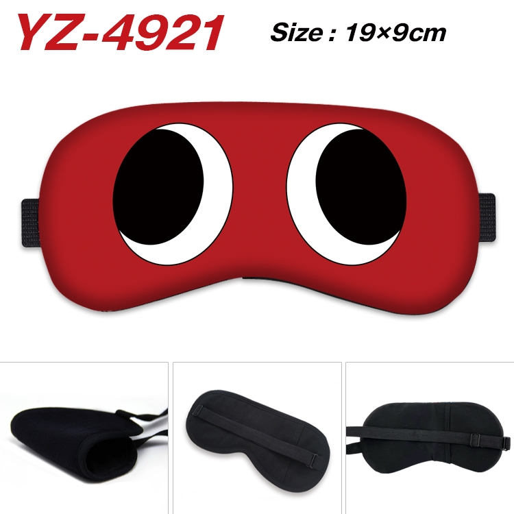 Rainbow friends Game animation ice cotton eye mask without ice bag price for 5 pcs YZ-4921