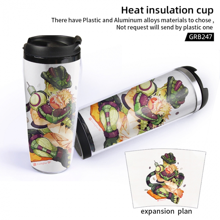 HunterXHunter Animation Starbucks stainless steel leak proof heat insulation cup can be customized according to drawings