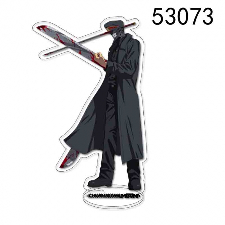 Chainsaw man Anime characters acrylic Standing Plates Keychain 15CM 53073