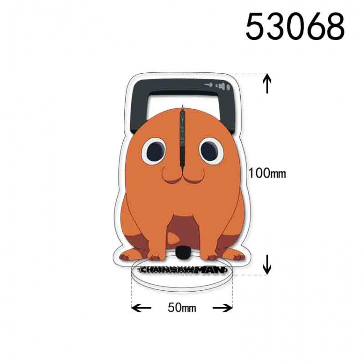 Chainsaw man Anime characters acrylic Standing Plates Keychain 15CM 53068