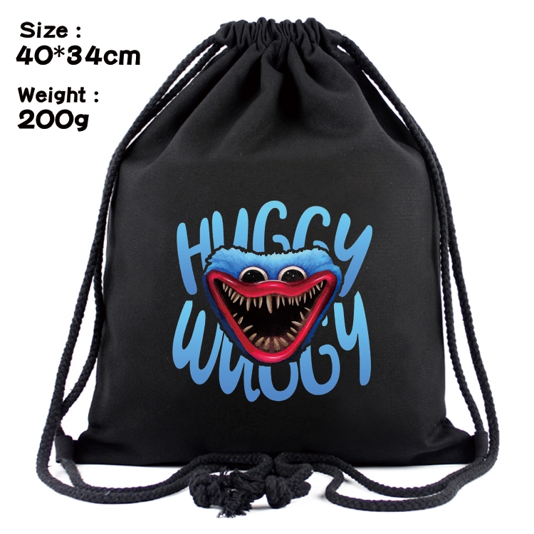 poppy playtime Anime Coloring Book Drawstring Backpack 40X34cm 200g