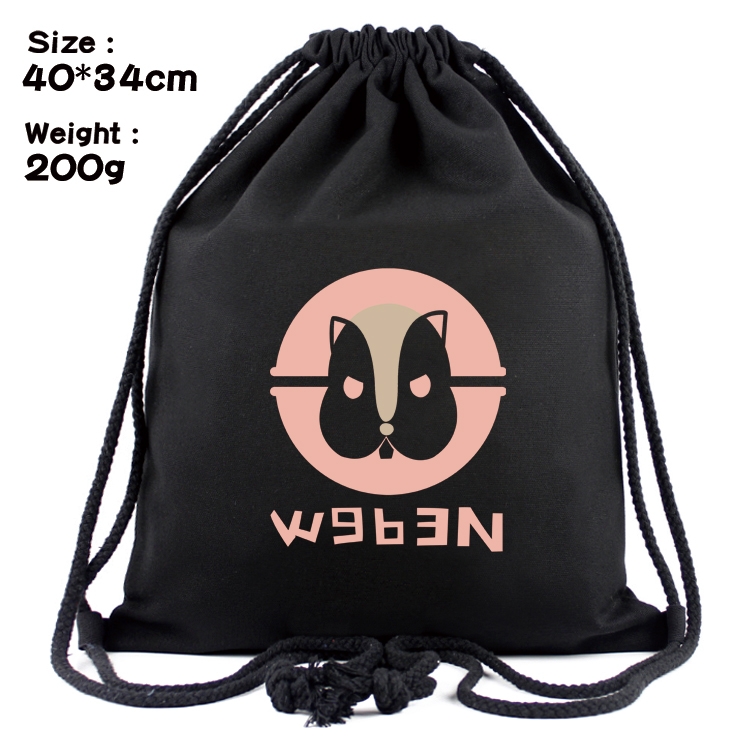 Lycoris Recoil Anime Coloring Book Drawstring Backpack 40X34cm 200g