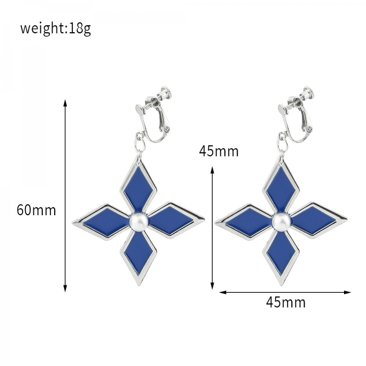 Genshin Impact Comic cos earrings earrings  price for 5 pcs style C