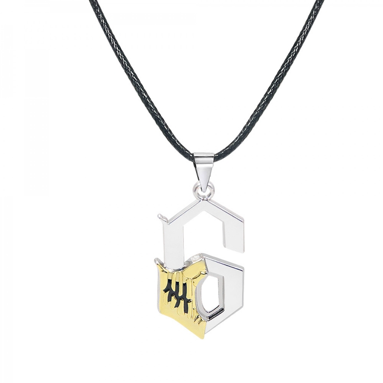 Bleach 6 shape pendant necklace metal pendant price for 5 pcs OPP packaging