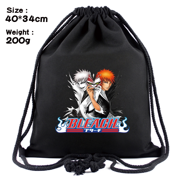 Bleach Anime Coloring Book Drawstring Backpack 40X34cm 200g