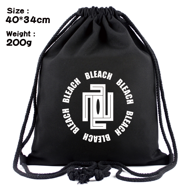 Bleach Anime Coloring Book Drawstring Backpack 40X34cm 200g