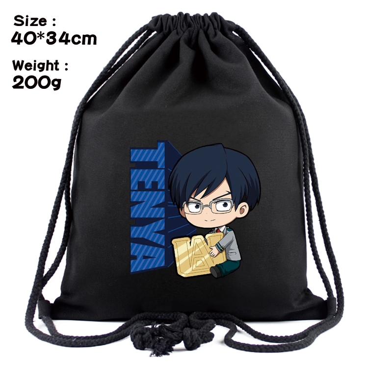 Genshin Impact Anime Coloring Book Drawstring Backpack 40X34cm 200g