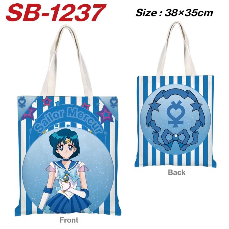 sailormoon Anime Canvas Handheld Shoulder Bag Handbag Shopping Bag 38X35CM  SB-1237