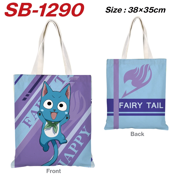 Fairy tail  Anime Canvas Handheld Shoulder Bag Handbag Shopping Bag 38X35CM SB-1290