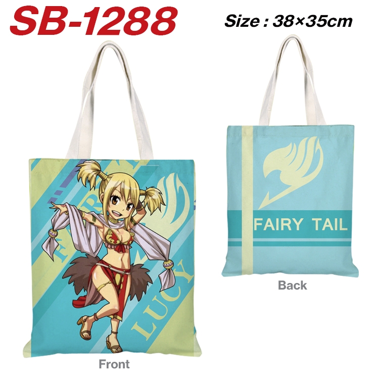 Fairy tail Anime Canvas Handheld Shoulder Bag Handbag Shopping Bag 38X35CM SB-1288