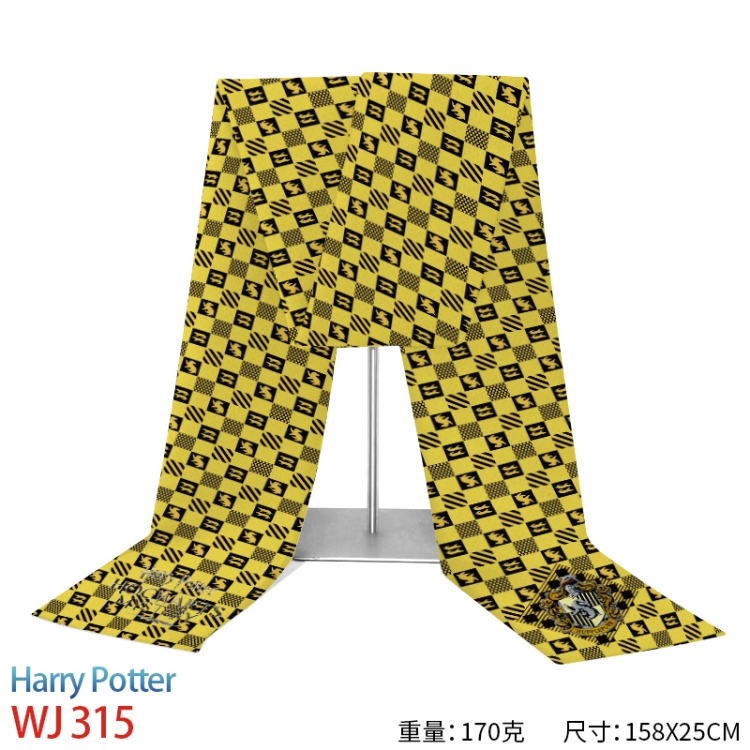 Harry Potter Anime full-color flannelette scarf 158x25cm  WJ-315